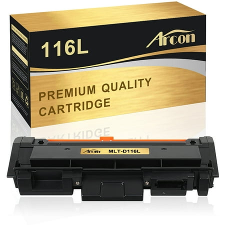 Arcon 1-Pack Compatible Toner Replacement for Samsung MLT-D116L for Use with Xpress SL-M2835DW M2825DW M2875FW Printer (Black)