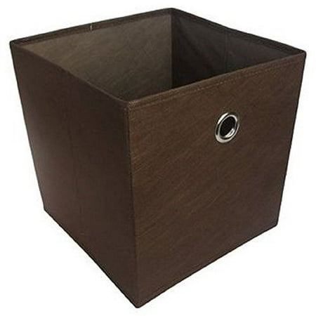 6 Pack Room Essentials Fabric Cube Storage Bin - Forest Brown - Walmart.com