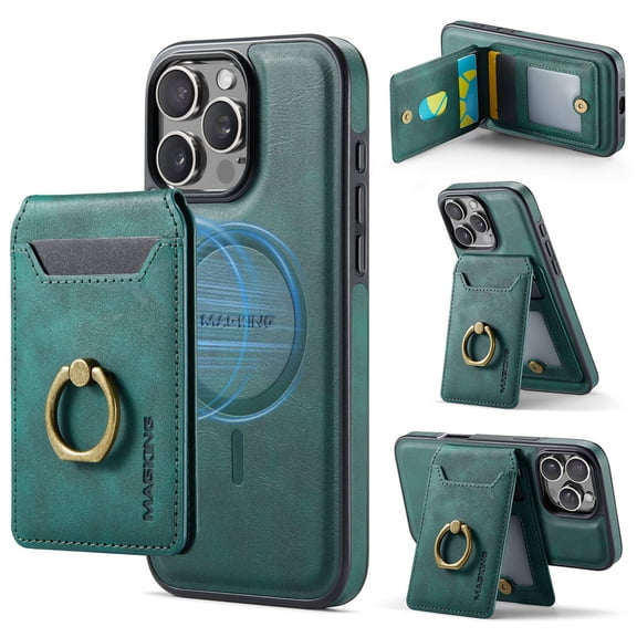 For iPhone 16 Pro Max 16Plus 16Pro Phone Case Wallet Case with Card Holder Magnetic For iPhone 16 Pro Max Leather Phone Cases
