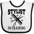 thumbnail image 3 of Inktastic Stylist in Training Girls Salon Girls Baby Bib, 3 of 4