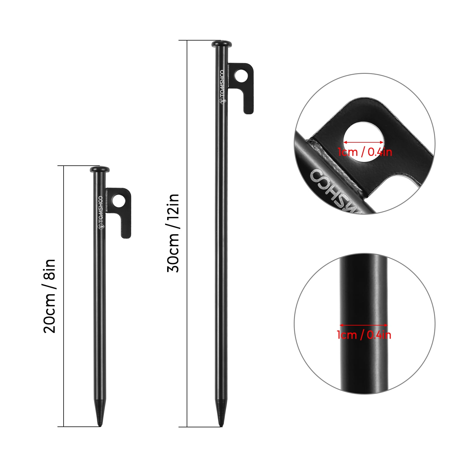Tent Pegs, Canopy 8 Inch /12 Tent 6pcs Heavy 6pcs Heavy Duty Heavy Duty Steel /12 Inch Tent Duty Steel Tent Inch Tent 6pcs Tent Ss Dsfen Qisuo Buzhi Adben
