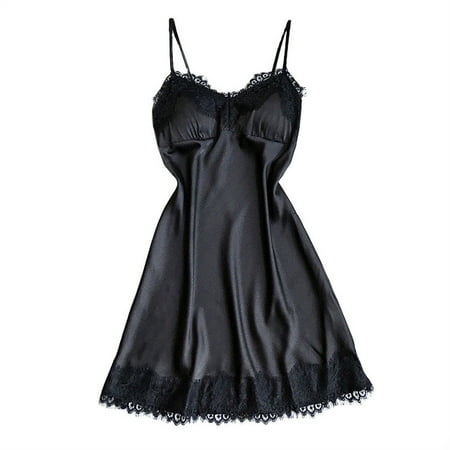 Upioiwer Night Dress Nightie Women Nightgown Robe Lingerie Women Sleepwear Dress Lace Sexy Nightwear Underwear Exotic Dresses Nightclub Style Loungewear Lace Sleep Wear For Womens Gowns For Women Slee