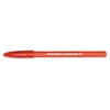Paper Mate ComfortMate Ballpoint Stick Pen, Red Ink, Medium, Dozen