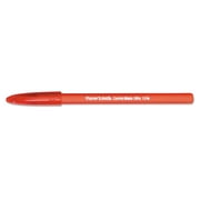 Paper Mate ComfortMate Ballpoint Stick Pen, Red Ink, Medium, Dozen