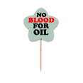 thumbnail image 1 of No for Oil Love and Peace World Toothpick Flags Star Lable Cupcake Picks, 1 of 3