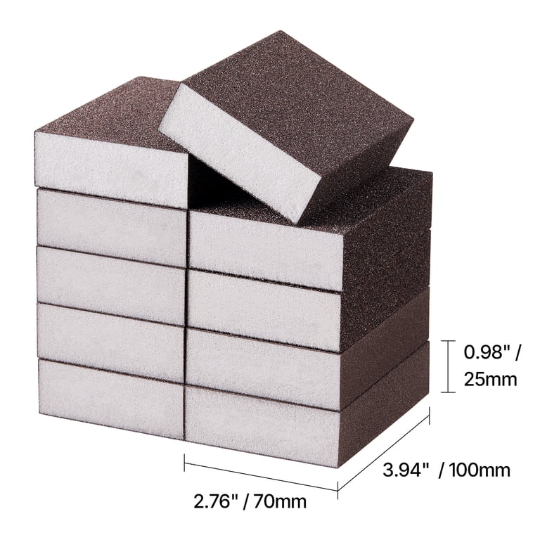 Sanding Sponge Set, 10 Pieces, Assorted Grits 60-220 photo 8