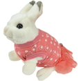 thumbnail image 2 of HQREA Cute Bunny Rabbit Dress Clothes for Mini Dog, Small Animal Easter Costume Outfits, 2 of 6
