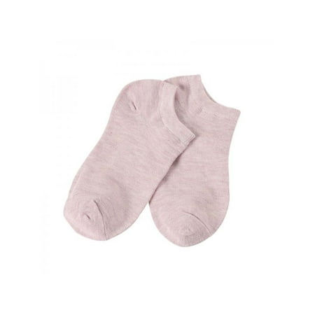 

Topumt Women s Cotton Socks Invisible Low Cut Socks Candy Color Sports No-Slip Boat Socks