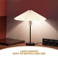 thumbnail image 5 of Pantalla de lámpara plisada, cubierta de lámpara de tela, cubierta de luz colgante moderna E27, 5 of 5