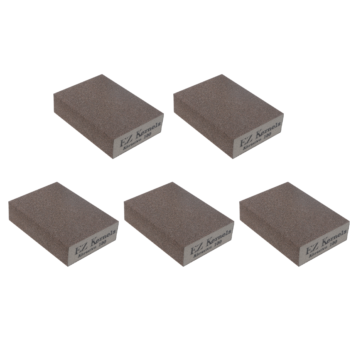 5pcs Drywall Polishing Sanding Sponge Block Sandpaper Sander Tool