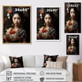 thumbnail image 4 of Designart "Asian Art Geishas beauty V" Asian Floater Framed Canvas Print, 4 of 7