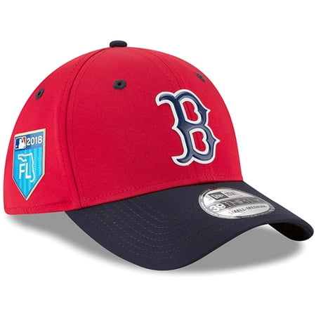 Red Sox Mlb Applique - Boston Red Sox New Era 2018 Spring Training Collection Prolight 39THIRTY Flex Hat - Red