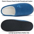 thumbnail image 4 of Dannto Womens Mens House Winter Slippers House Memory Foam Slide Bedroom Home Indoor Cozy Closed Toe Shoes, 4 of 6