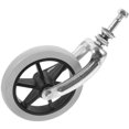 thumbnail image 4 of Mobutofu 1Ensemble Roues avant en Caoutchouc pour Fauteuil Roulant Assemblage pour Direction Fluide 10.22x5.89x3.14 Po, 4 of 6