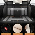 thumbnail image 4 of DIKSOAKR Seat Covers Full Set Fit for Jeep Cherokee 2014-2025 Waterproof Faux Leather Car Seat Cushion Protector Compatible Airbag Black&Gray, 4 of 7