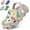 gray, variant on Kids Clogs Shoes Boys Girls Garden Slip On Shoes Toddler Clogs Children Slides Slippers Indoor Outdoor Beach Pool Shower Sandals