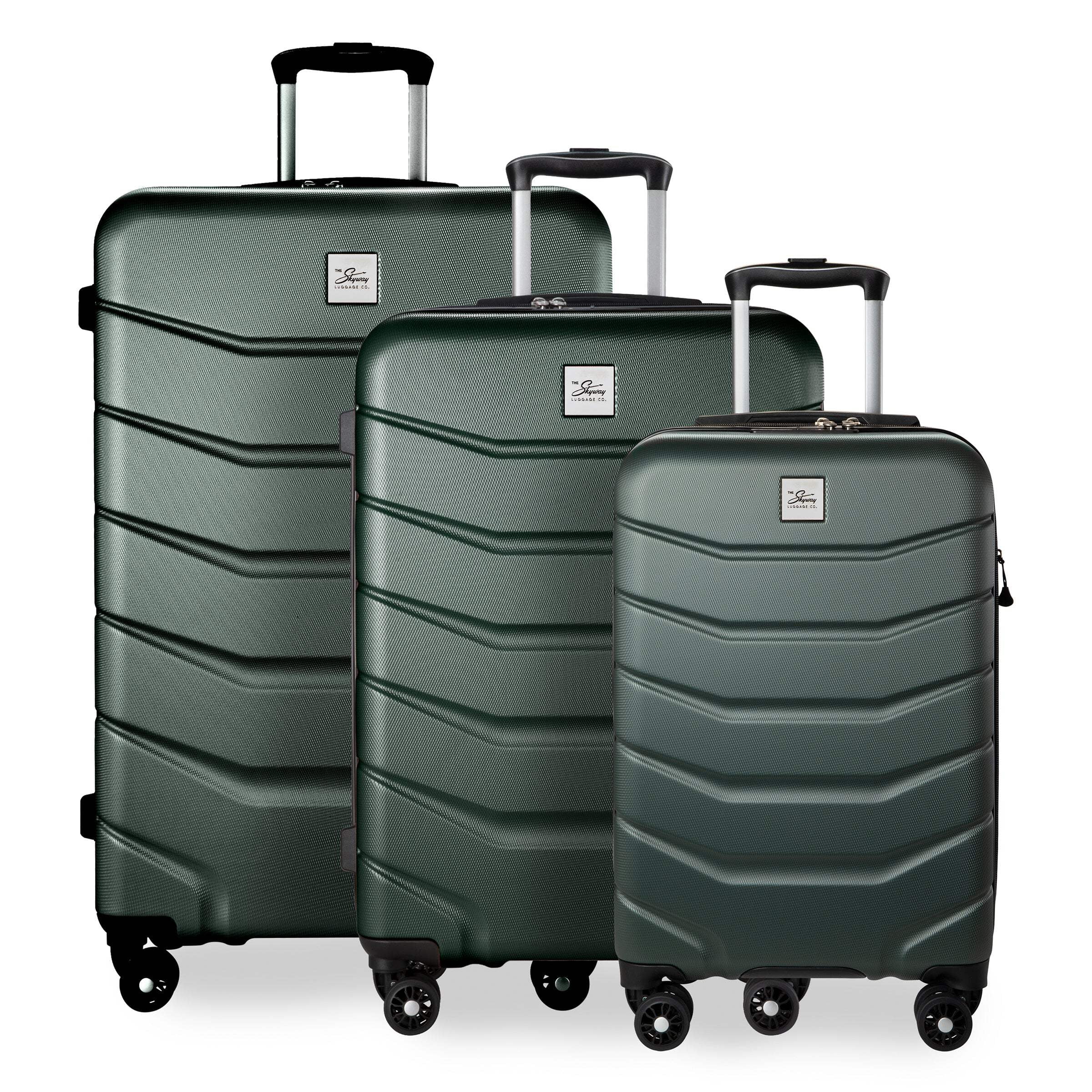 Kathy Ireland Maisy 3-Piece Hardside Luggage Set with TSA Lock and
