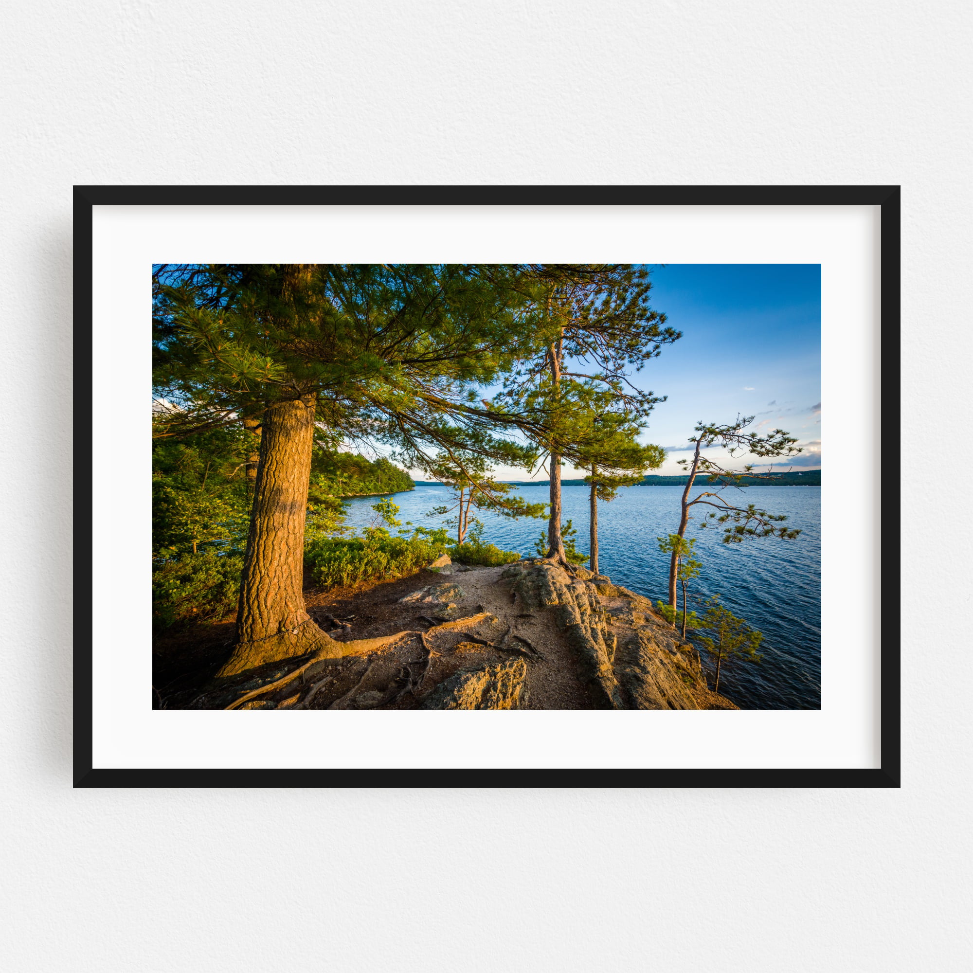 Mountains Poster New Hampshire Poster Mountains Wall Art Mountains Print Lakes Rivers Canals Nature Print New Hampshire Print