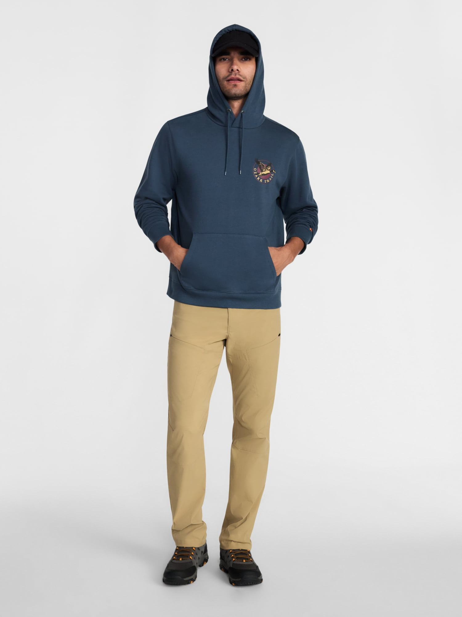 Ozark Trail Men's and Big Men's Graphic Hoodie, Sizes S-3XL