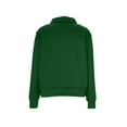 thumbnail image 6 of Diufon Crop Sweatshirts for Women Long Sleeve Quarter Zip Lapel Sweatshirt Solid Color Fall Trendy Clothes, 6 of 7