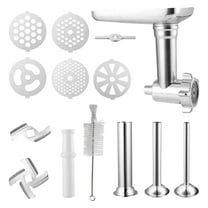 Stainless Steel Meat Grinder Stuffer Tubes Grinding Attachment for Mixing