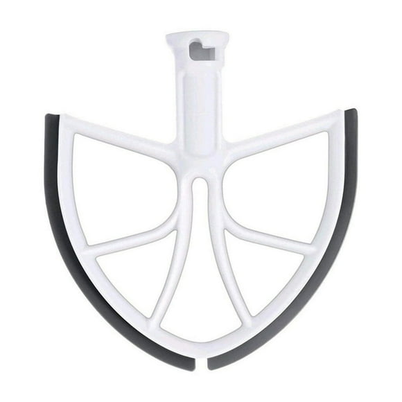 Silicone Edge Beater Paddle Bowl-Lift Stand Mixer Home Kitchen Mixing Attachment Replacement for 6-Quart