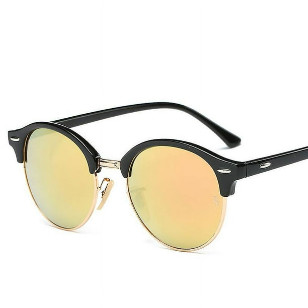 C5Yellow Gafas de sol Mujer Diseñador popular Retro Hombres Estilo de verano Gafas de sol