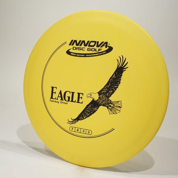 Innova DX Eagle Disc Golf Fairway Driver, Pick Color/Weight [Stamp & Exact Color May Vary] Yellow 175-176 grams