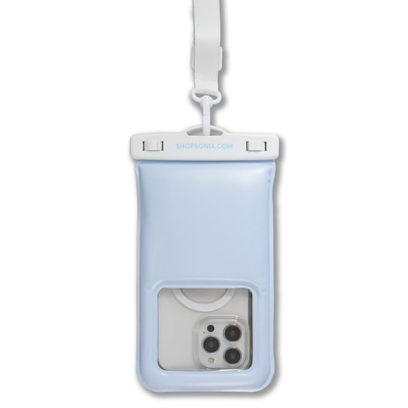 Funda impermeable para teléfonos Sonix, color azul gelatina, para teléfonos de hasta 6.9 pulgadas