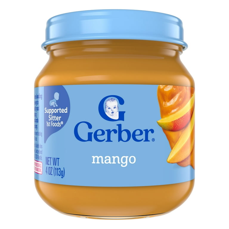 Gerber 1st Foods Natural for Baby Baby Food, Mango, oz Jar