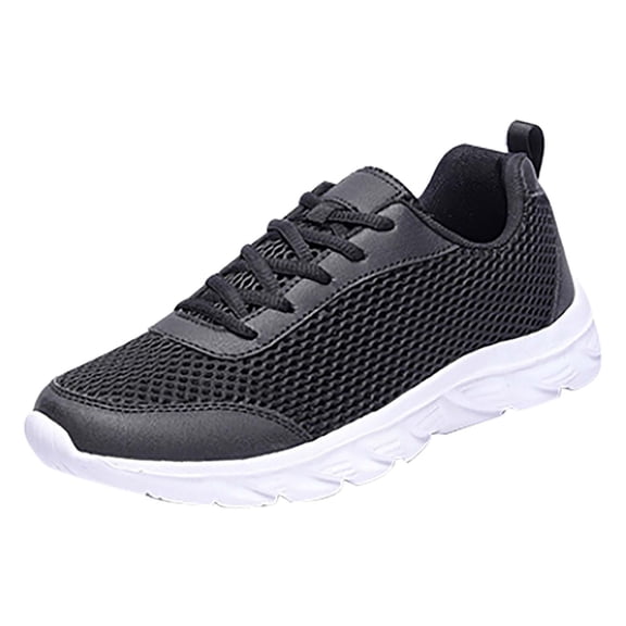NOKIO Men's Running Shoes Non-S𝗅ip Walking Sneakers Lightweight Wide Width Workout Shoes 𝖫a𝖼e Up Casual Sports Shoes Breathable Mesh Outdoor Athlet𝗂c Shoes for Back to College