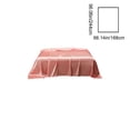 thumbnail image 2 of Uuiauoio Silky Satin Bed Sheet 66.14x88.19 in Luxurious Solid Color Flat Sheet Soft Breathable Washable Bedding for Home Hotel Guest Room Easy Care Hypoallergenic, 2 of 6
