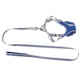 thumbnail image 3 of Conjunto de arnés y correa reflectantes para perros, chaleco ajustable para caminar con seguridad, diseño a prueba de fugas, azul grande, 3 of 8