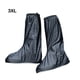 thumbnail image 4 of Naiovety Cubiertas impermeables para zapatos de lluvia para mujer, suelas antideslizantes disponibles en varios tamaños, excelentes Paraguas de lluvia negro 3XL (45-46 cm), 4 of 6