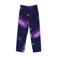 thumbnail image 4 of Fotbe Men'S Eggplantclassic Pajama Pants With Elastic Waist And Drawstring Pockets，Pajama Pants Mens Lounge Pants Super Soft, 4 of 9