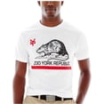thumbnail image 1 of Camiseta con gráfico de la República de Zoo York para hombre, blanca, pequeña, 1 of 1