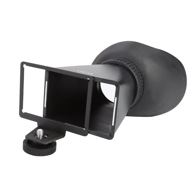 Visor LCD Visor 2.8X Visor de Aumento de Pantalla LCD Visor de Lupa con Campana Extensora para Cámara(V6) Visor de fotos Spptty Cámaras digitales y accesorios