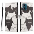 thumbnail image 1 of FOXDOCK Funda Tipo Cartera para Motorola Moto E13 con Soporte y Correa – Diseño de Patrones Lindos, 1 of 6