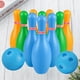 thumbnail image 3 of 1 juego de bolos para niños, juguetes de plástico para bolos, juguetes educativos divertidos para bolos para niños pequeños (color aleatorio), 3 of 6