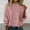 01 Pink, variant on YueHuiYing Women's Casual Long Sleeve Sweaters Loose Crew Neck Knit Solid Winter Cozy Knitted Sweaters