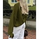 thumbnail image 5 of Cardigan PRETTYGARDEN Mujer Corto Verde Militar XL, 5 of 5