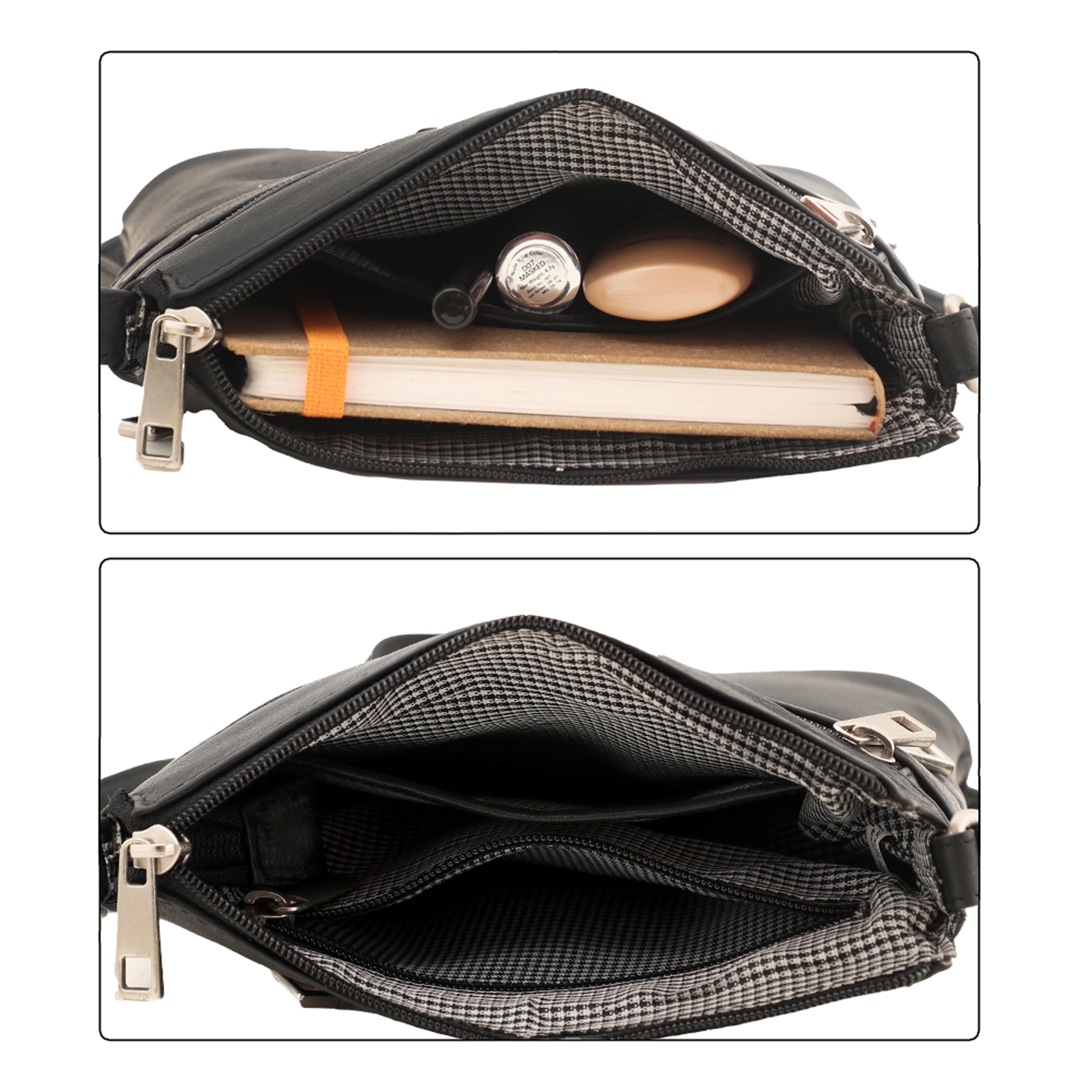 Leather Crossbody Bags For Women-Shoulder Strap Women Purses Travel Handbags