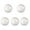 clear, variant on 5-Pack Clear Plastic Fillable Baubles, 4-Inch Christmas Tree Ornaments for DIY Crafts and Holiday Home Decor-clear