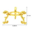 thumbnail image 2 of pdqouc Gold Crystal Ball Stand Set, Display Holder for Meditation Spheres and Natural Stones, Decorative Shelf Organizer, Unique Mother’s Day Home Gift, 2 of 8