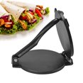 thumbnail image 2 of Cast Iron Tortilla Press Roti Maker - 6.5 inch Heavy Duty Tortillera Pataconera, Flour Tortilla Press, Taco Maker, Taco Press for make Indian style Chapati, Flour Tortilla, Roti, Black Gray, 2 of 7