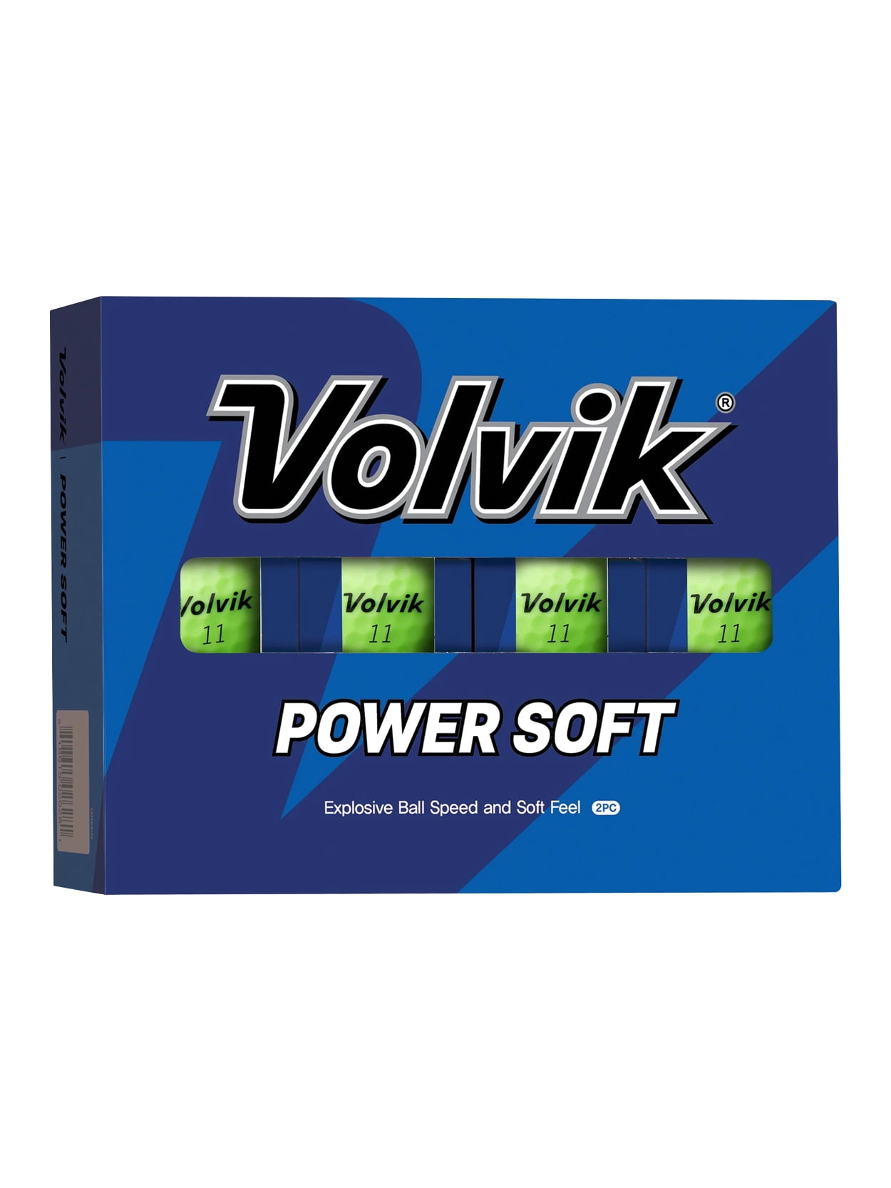Volvik Golf Power Soft Golf Balls 12 (1 Dozen), Green -