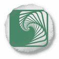 thumbnail image 1 of Square Circle Hollowing Infinite Round Throw Pillow Home Decoration Cushion, 1 of 3