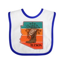 Inktastic Tucson Arizona Vintage Girls Baby Bib