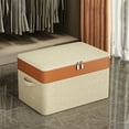 thumbnail image 1 of SuoKom Double Layer Oxford Zipper Clothes Storage Bag Wardrobe Storage Box Portable Storage Bag Winter Quilt Storage Box, 1 of 7