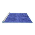 thumbnail image 2 of Ahgly Company Machine Washable Indoor Rectangle Oriental Blue Industrial Area Rugs, 3' x 5', 2 of 4